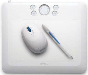 WACOM BAMBOO FUN SMALL WHITE + MOUSE