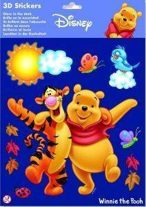 DISNEY GLOW 3D LARGE WINNIE THE POOH 2 ASSORTED STYLES