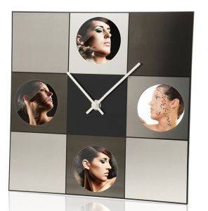 ERNO HILDEN ALUMINIUM CLOCK SILVER