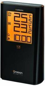 OREGON EW92 ELEMENTS RADIO CONTROLLED CLOCK WITH INDOOR & OUTDOOR TEMPERATURE