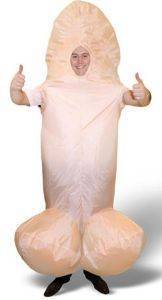 INFLATABLE WILLY COSTUME