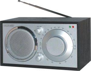 KONIG HAV-TR 11 RETRO TABLE RADIO BLACK