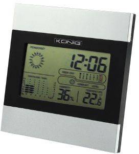 KONIG KN-WS 102 LCD WEATHER STATION WITH CLOCK