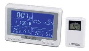 KONIG KN-WS 500 WIRELESS WEATHER STATION WITH RADIO CONTROLLED CLOCK