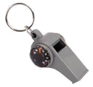 MUNKEES   3 FUNCTION WHISTLE COMPASS + THERMOMETER 3339