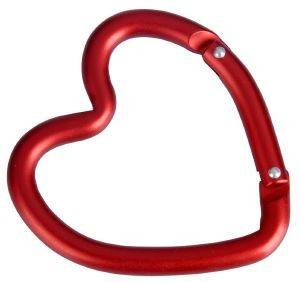 MUNKEES  CARABINER HEART 3221