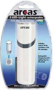 ARCAS 30700023 3 LED LIGHT RECHARGEABLE