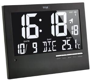 TFA 60.4508 RADIO CONTROLLED WALL CLOCK WITH AUTOMATIC BACKLIGHT