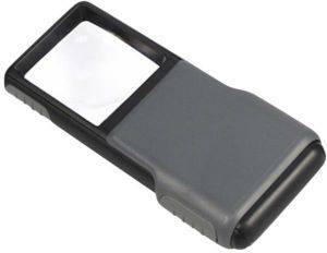 CARSON PO-55 MINIBRITE 5X SLIDE-OUT LOUPE WITH LED