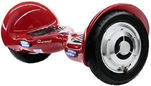 SKYMASTER SMART BALANCE BOARD 2WHEELS 10\'\' WITH BLUETOOTH SPEAKER RED