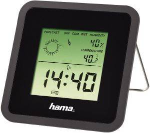 HAMA 113987 TH50 THERMOMETER/HYGROMETER BLACK