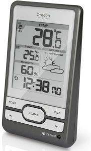 OREGON SCIENTIFIC BAR206 WIRELESS WEATHER STATION WARM GREY