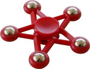 SPINNER FIVE STAR 5 METAL BALL RED