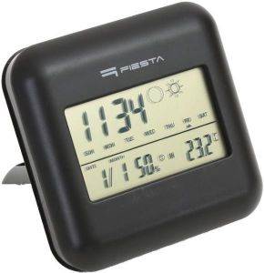 FIESTA 42292 LCD WEATHER STATION INDOOR/OUTDOOR WIRELLESS BLACK