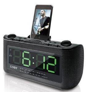 COBY CSMP120 ALARM/CLOCK RADIO FOR IPOD