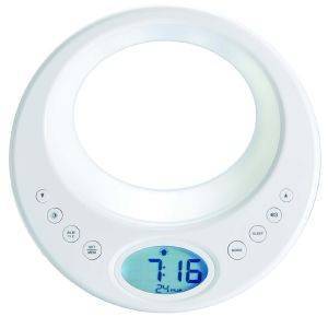 THOMSON CL201 DAYLIGHT CLOCK RADIO WHITE