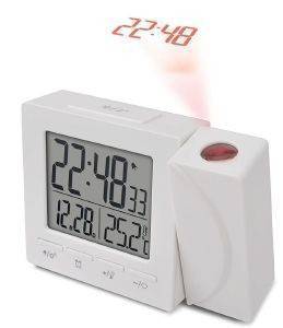 OREGON SCIENTIFIC RM512P PROJECTION CLOCK WITH INDOOR TEMPERATURE GREY WHITE