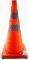 EMERGENCY TRAFFIC CONE WITH FLASHING LIGHT