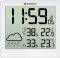 BRESSER TEMEOTREND JC WHITE LCD WEATHER WALL CLOCK WHITE 7005404