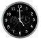 BRESSER MYTIME THERMO-/ HYGRO- WALL CLOCK 25CM BLACK