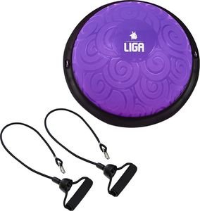   LIGASPORT BALANCE BALL WITH TUBE BANDS  (46 CM)