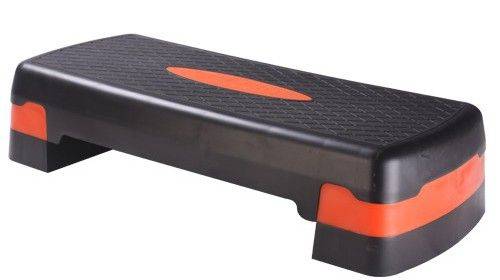 STEP AEROBIC LIVE UP LS-3168A 2 ΕΠΙΠΕΔΩΝ ΜΑΥΡΟ/ΠΟΡΤΟΚΑΛΙ