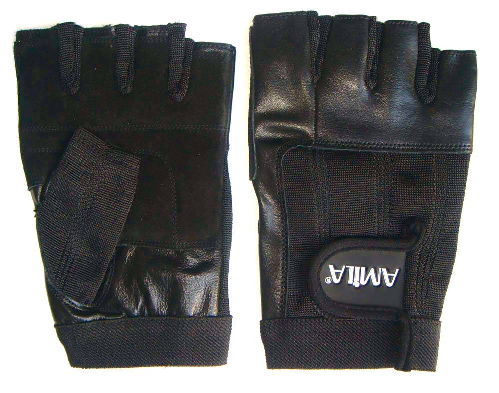 ΓΑΝΤΙΑ ΔΕΡΜΑΤΙΝΑ AMILA ΜΑΥΡΑ (S) AMILA