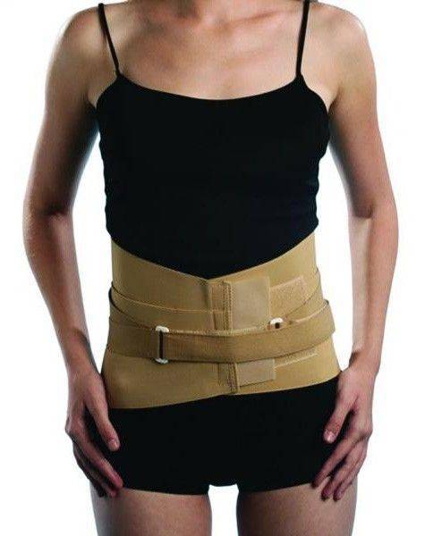 ΕΛΑΣΤΙΚΗ ΖΩΝΗ OAC CONTOURED LUMBO SACRAL ΜΕ 4 ΜΠΑΝΕΛΕΣ (S) OMA FITNESS