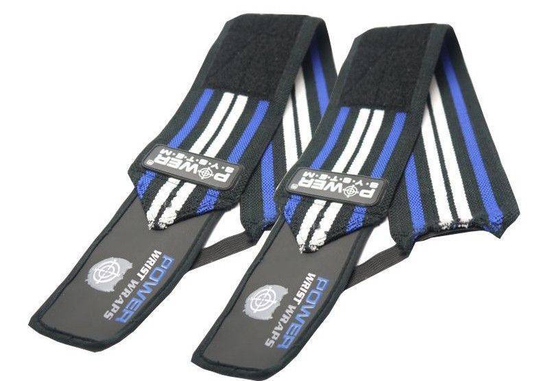 POWER SYSTEM ΕΠΙΔΕΣΜΟΙ ΚΑΡΠΟΥ (ΖΕΥΓΟΣ) POWER SYSTEM PS-3500 WRISTWRAPS ΜΠΛΕ