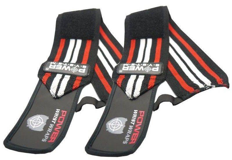 ΕΠΙΔΕΣΜΟΙ ΚΑΡΠΟΥ (ΖΕΥΓΟΣ) POWER SYSTEM PS-3500 WRISTWRAPS ΚΟΚΚΙΝΟΙ