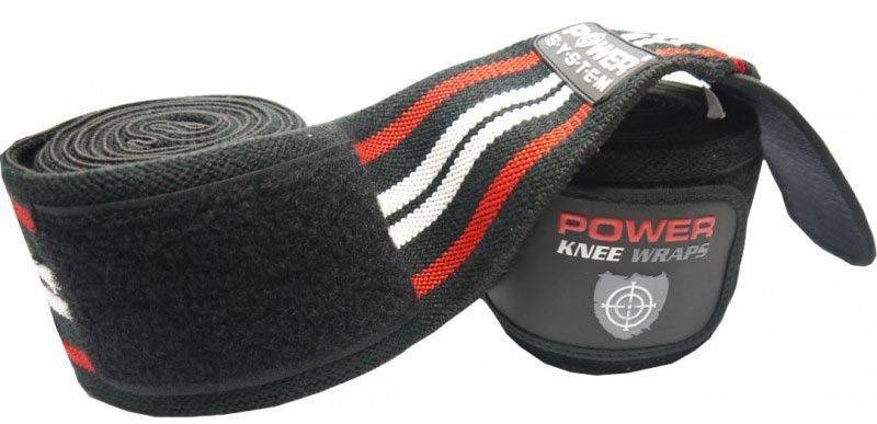 ΕΠΙΔΕΣΜΟΙ ΓΟΝΑΤΟΥ(ΖΕΥΓΟΣ) POWER SYSTEM PS-3700 KNEEWRAPS ΚΟΚΚΙΝΟΙ