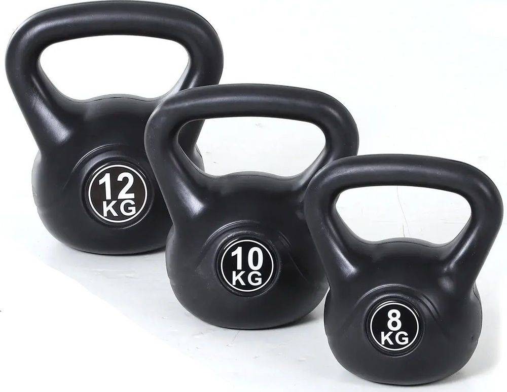 HOMCOM HOMCOM KETTLEBELL ΜΑΥΡΟ (12 KG)