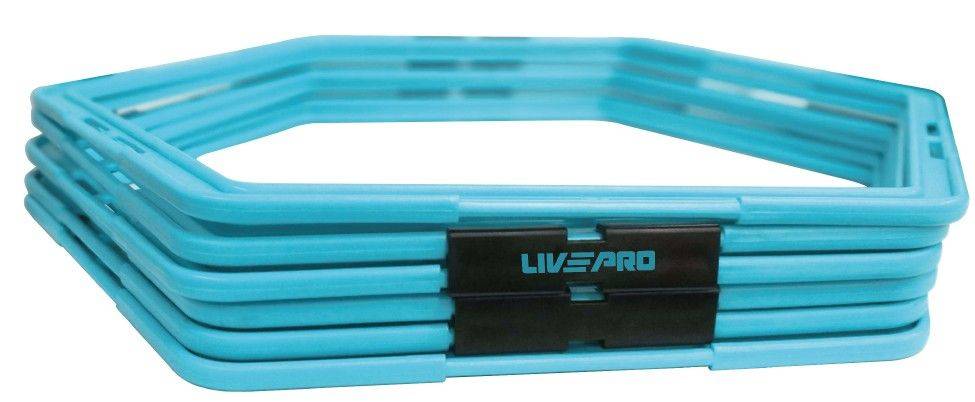 ΕΞΑΓΩΝΟ ΠΛΕΓΜΑ ΕΥΚΙΝΗΣΙΑΣ LIVEPRO Β-8612 AGILITY GRID LIVEPRO