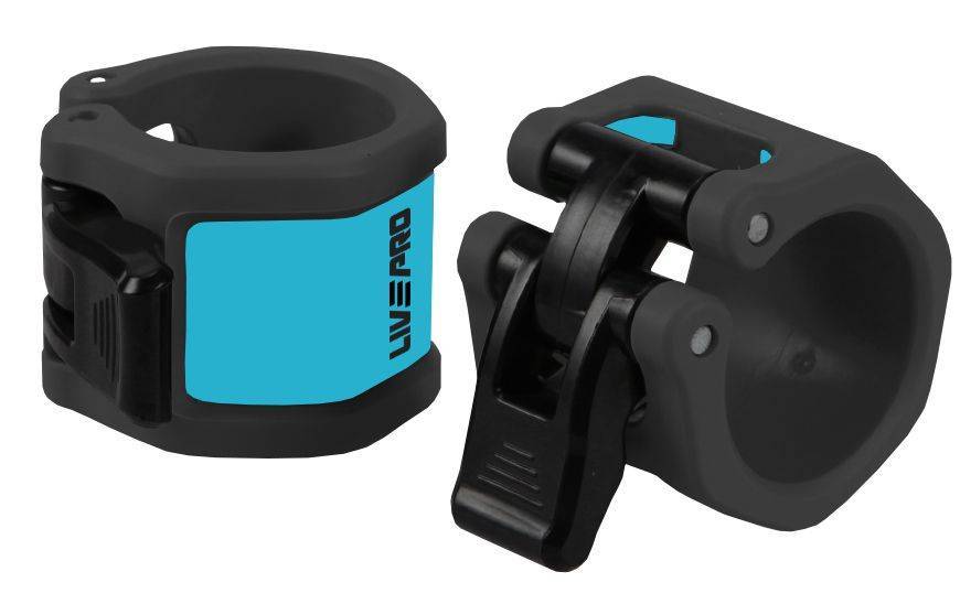 ΚΟΛΑΡΑ ΟΛΥΜΠΙΑΚΗΣ ΜΠΑΡΑΣ Φ50 LIVEPRO BARBELL COLLARS LP8062 ΜΑΥΡΑ