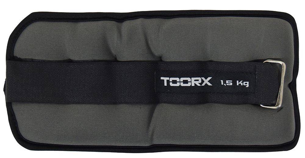 ΒΑΡΑΚΙΑ ΑΚΡΩΝ TOORX (AHF-073) ΜE VELCRO ΜΑΥΡΑ (2 Χ 1.5 KG) TOORX