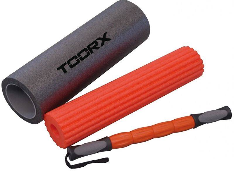 ΚΥΛΙΝΔΡΟΣ ΙΣΟΡΡΟΠΙΑΣ TOORX FOAM ROLLER 3 ΣΕ 1 (AHF-091) ΑΝΘΡΑΚΙ/ΠΟΡΤΟΚΑΛΙ