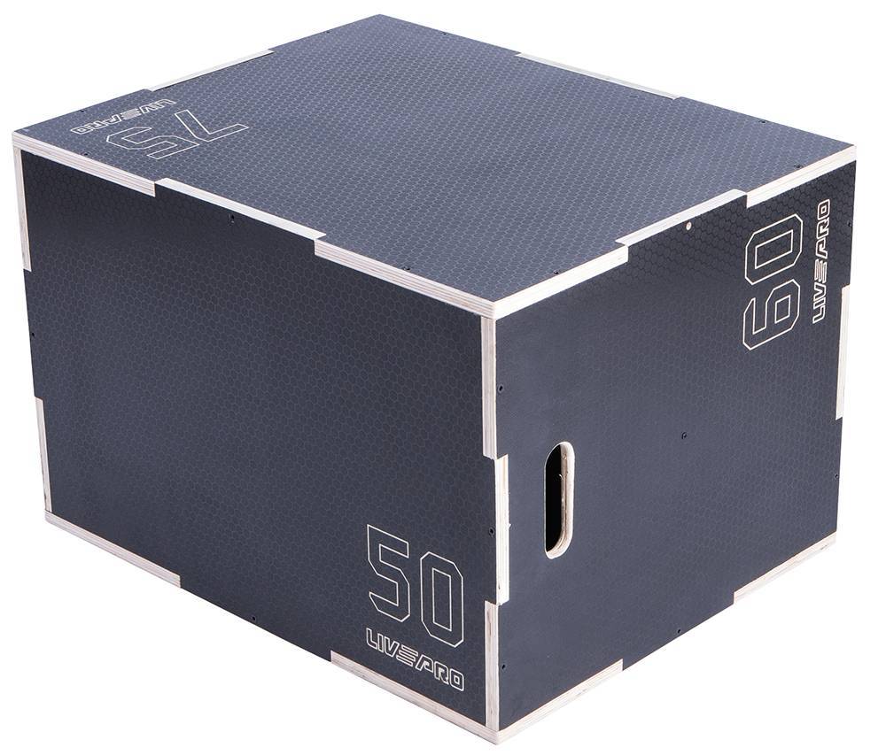 ΠΛΕΙΟΜΕΤΡΙΚΟ ΚΟΥΤΙ 3 ΣΕ 1 LIVEPRO LP8157 WOOD PLYO BOX ΜΠΛΕ LIVEPRO