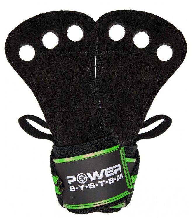 ΠΡΟΣΤΑΤΕΥΤΙΚΑ ΠΑΛΑΜΗΣ CROSSFIT POWER SYSTEM PS-3330 ΜΑΥΡΑ/ΠΡΑΣΙΝΑ (ΖΕΥΓΟΣ) POWER SYSTEM