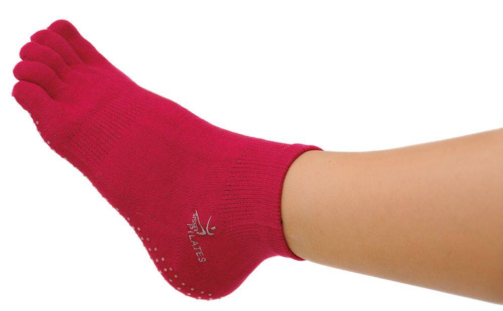 ΚΑΛΤΣΕΣ SISSEL PILATES SOCKS ΦΟΥΞΙΑ S/M (35-40)