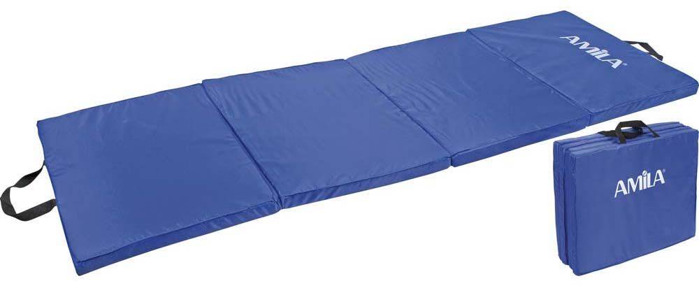 ΣΤΡΩΜΑ AMILA 44208 ΜΠΛΕ (180X60X4 CM) AMILA