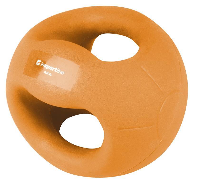 MEDICINE GRIP BALL INSPORTLINE GRAB ME ΠΟΡΤΟΚΑΛΙ (2 KG) INSPORTLINE