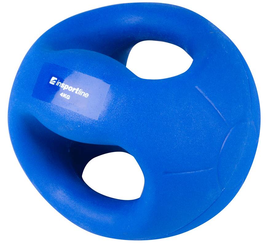 MEDICINE GRIP BALL INSPORTLINE GRAB ME ΜΠΛΕ (4 KG) INSPORTLINE