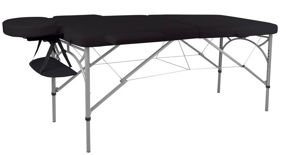 ΚΡΕΒΑΤΙ ΜΑΣΑΖ INSPORTLINE TAMATI 2-PIECE ALUMINIUM ΜΑΥΡΟ