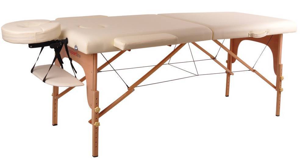 ΚΡΕΒΑΤΙ ΜΑΣΑΖ INSPORTLINE TAISAGE 2-PIECE WOODEN ΕΚΡΟΥ INSPORTLINE