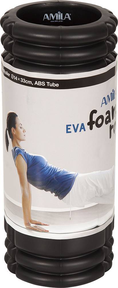 ΚΥΛΙΝΔΡΟΣ ΙΣΟΡΡΟΠΙΑΣ AMILA FOAM ROLLER EVA (33X14CM)