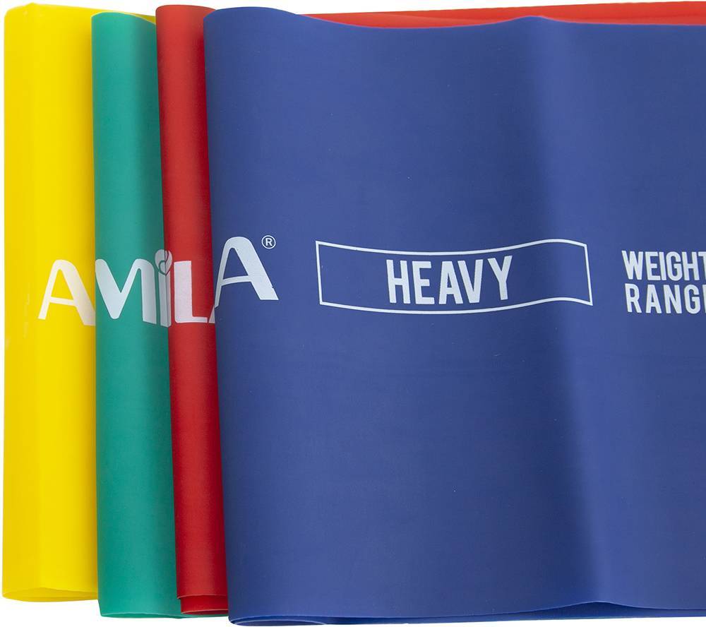 ΛΑΣΤΙΧΟ ΑΝΤΙΣΤΑΣΗΣ AMILA GYMBAND 2.5M ΚΟΚΚΙΝΟ (MEDIUM) AMILA