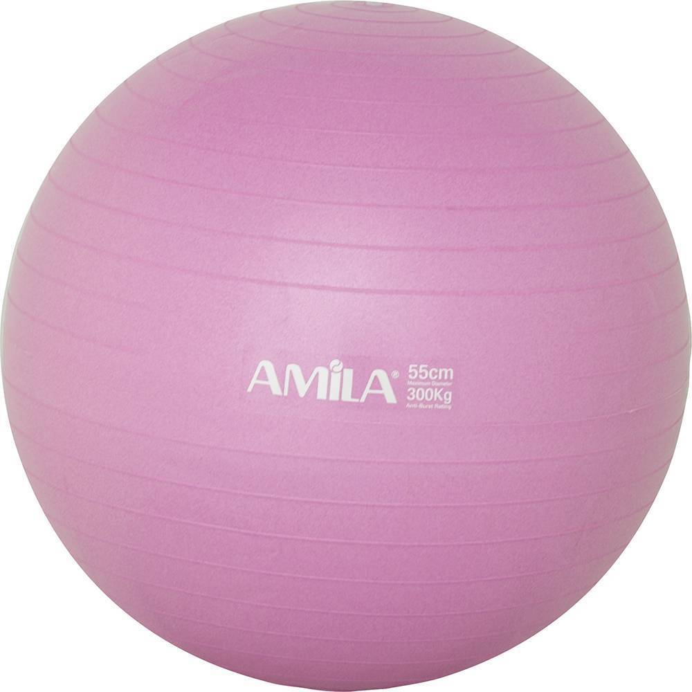ΜΠΑΛΑ ΓΥΜΝΑΣΤΙΚΗΣ AMILA GYMBALL 95827 ΡΟΖ (55 CM)