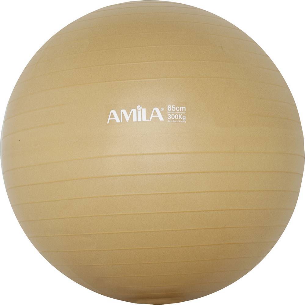 ΜΠΑΛΑ ΓΥΜΝΑΣΤΙΚΗΣ AMILA GYMBALL 95847 ΧΡΥΣΗ (65 CM) AMILA