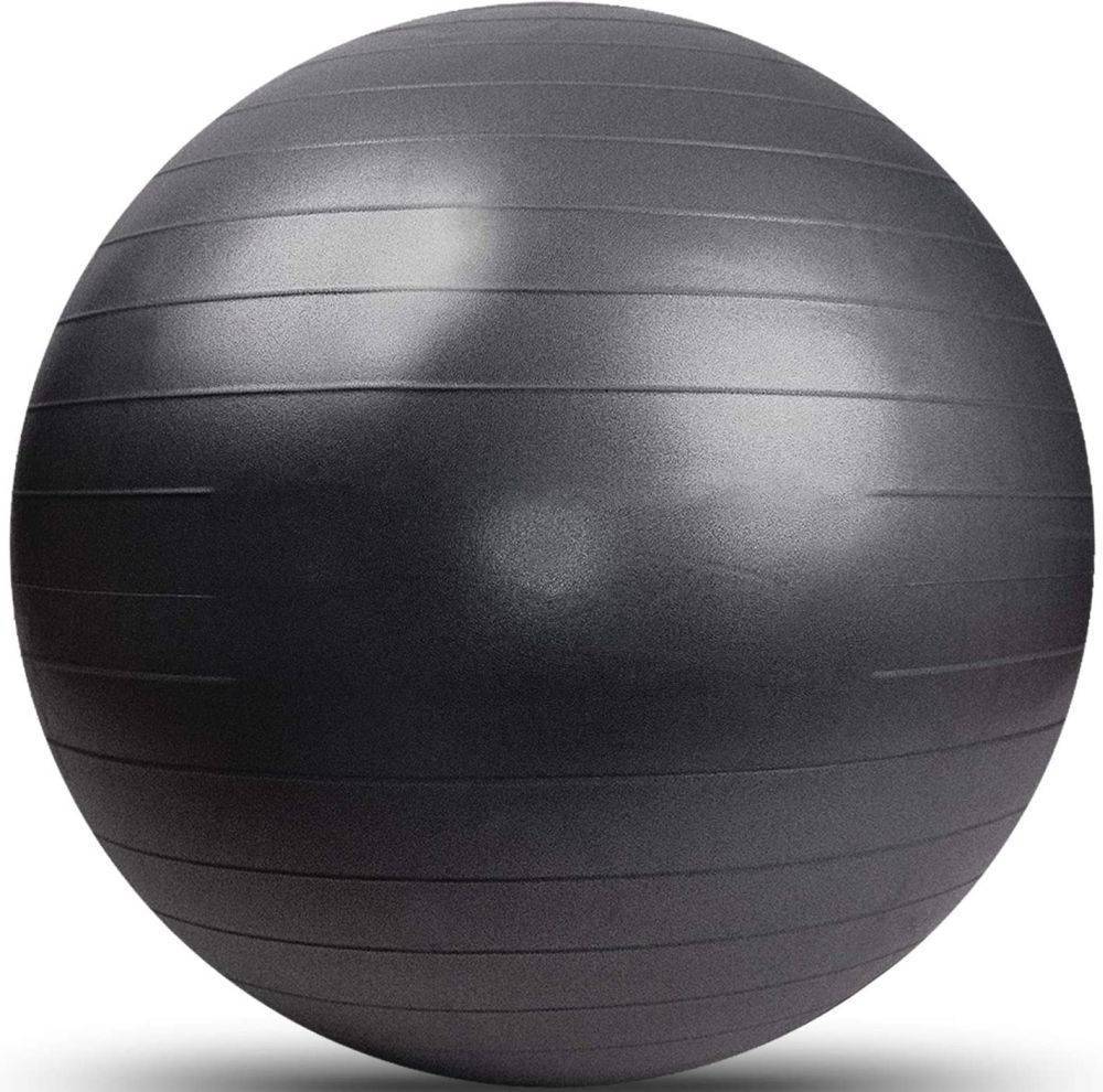 OPTIMUM ΜΠΑΛΑ OPTIMUM ANTI-BURST GYM BALL ΜΑΥΡΗ (75 CM)