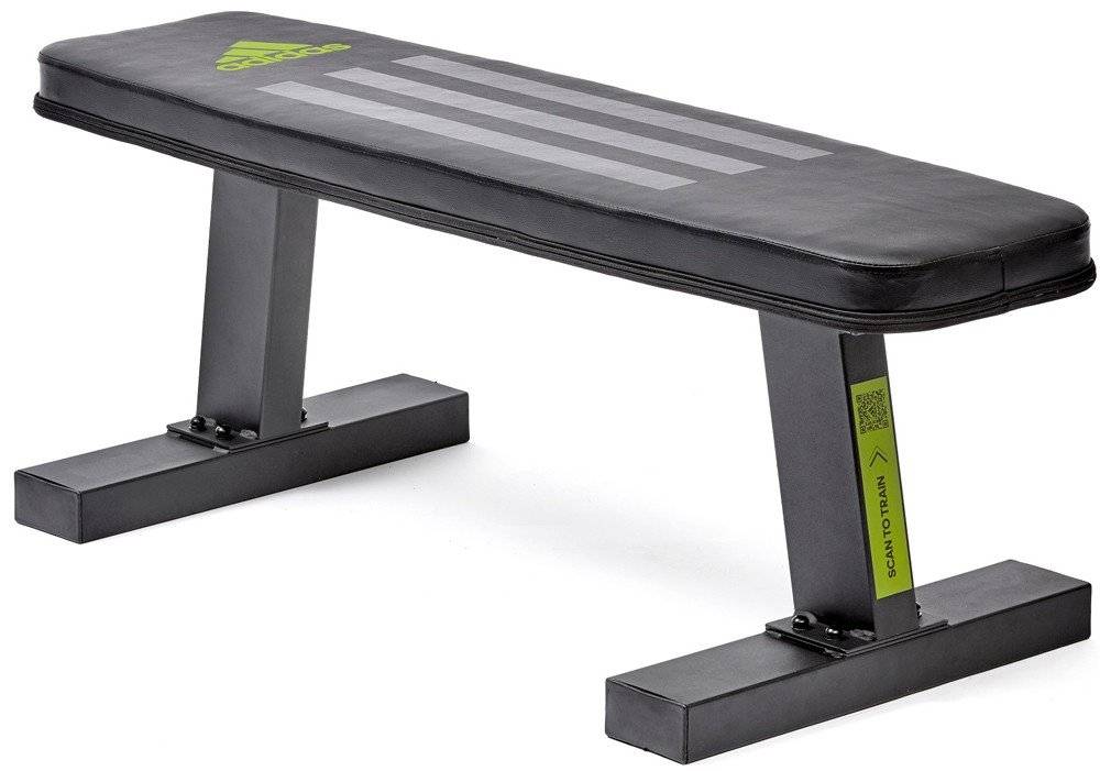 ADIDAS ΠΑΓΚΟΣ ADIDAS PERFORMANCE FLAT BENCH ADBE-10222 ΜΑΥΡΟΣ